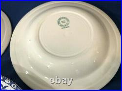10 Cook's Hotel & Restaurant Ware Supply England 9 Flat Rimmed Soup Bowls RARE