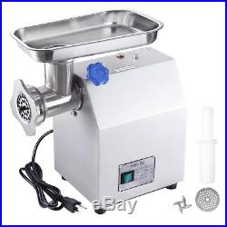 1100W Electric Meat Grinder 210r/min 485lbs/h with Cutting Blade Plate Restaurant