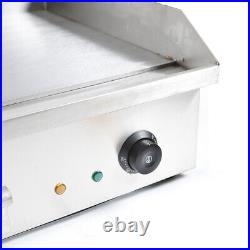 110V 3KW Commercial Restaurant Grill BBQ Flat Top Electric Countertop Griddle