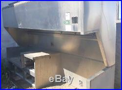 117 Free Standing DINER Concession Plate-Shelf Food Truck Grease Exhaust Hood