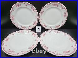 12 Pc Shenango Chardon Rose Red Plates Cups Vintage Diner Restaurant Ware Lot