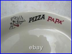 12-pc Set Vintage Pizza Papa Restaurant Ware Jackson China Plates/cups/saucers