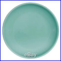12x Olympia Cafe Coupe Service Plate Aqua 200mm Stoneware Restaurant Dinner