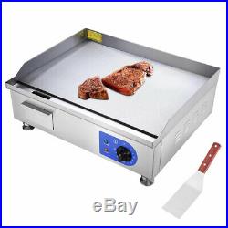 1500W Commercial Thermomate Electric Griddle Grill BBQ Plate Countertop 24