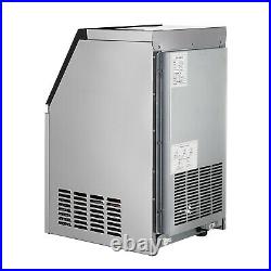 150LBS Commercial Ice Maker Stainless Steel Bar Restaurant Ice Cube Machine