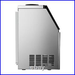 150LBS Commercial Ice Maker Stainless Steel Bar Restaurant Ice Cube Machine