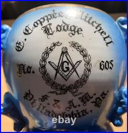 1913 E. Coppee Mitchell Masonic Lodge Loving Cup, Maddock, Philadelphia, Pa