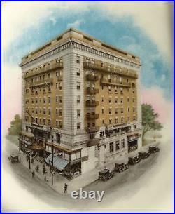 1920s HOTEL SOUTHLAND RESTAURANT WARE SCAMMELL SERVICE PLATE, NORFOLK, VA