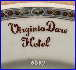 1927 Virginia Dare Hotel Restaurant Ware Plate, Elizabeth City, Nc, Rare