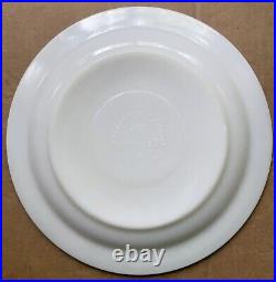 1970s WAFFLE HOUSE SCARY SPOOKY FIRE KING RESTAURANT WARE PLATE, 8-7/8, VINTAGE