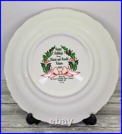 1993 Arnold Winnie Palmer Holiday Christmas Plate Homer Laughlin Holly Berry Bow