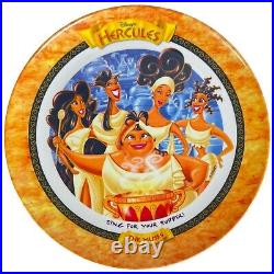1997 McDonalds Disney Hercules Plates Complete Set Of 6 Movie Collector Vintage