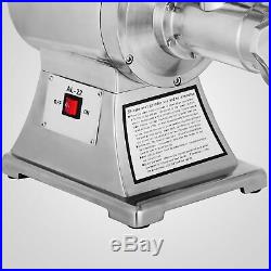 1HP Electric Commercial Mincer Meat Sauage Grinder With5 plates 250kg/h Stuffer