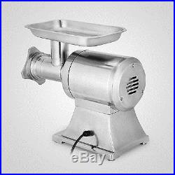 1HP Electric Commercial Mincer Meat Sauage Grinder With5 plates Stainless Steel