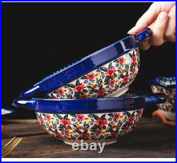1PCS Poland Tableware Plate Ceramic Dinnerware Restaurant Home Kitchen Supplies