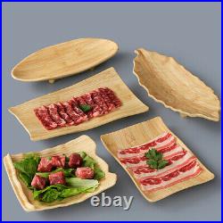 1Pc Baking Tray Serving Plate Kitchen Supply for Storage Restaurant Hotel
