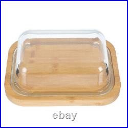 1Pc Bamboo Butter Plate Kitchen Supply for Home Kitchen Restaurant
