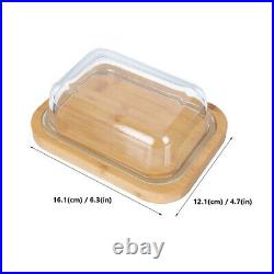 1Pc Bamboo Butter Plate Kitchen Supply for Home Kitchen Restaurant