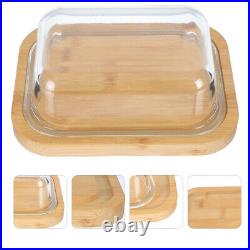 1Pc Bamboo Butter Plate Kitchen Supply for Hotel Kitchen Restaurant