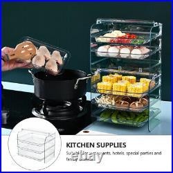 1Set Side Dishes Plate Kitchen Supplies Storage Holder for Home Restaurant