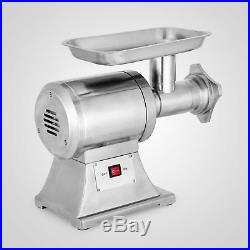 1.5HP Commercial Meat Grinder Sausage Stuffer With2 plates Stuffer Industrial