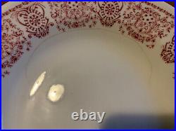 20pc Jackson Custom China Restaurant Red Owl Scallop 4 Place Settings DETAILS