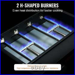 22.4 Countertop Commercial Gas Griddle Flat Top Grill Hot Plate Restaurant