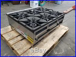 2378-Used-S&D VCRH Series Natural Gas Hot Plate, Model VCRH36-3