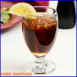 24 CASE 10.5 Oz Restaurant Clear Glass Stemmed Tea Water Beverage Goblet