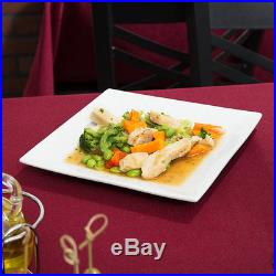 24 NEW Core 8 Bright White Restaurant Catering Square China Plates 303KSE8