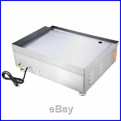 2500W 24 Commercial Electric Countertop Griddle Flat Top Grill Hot Plate BBQ