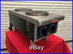 2 Burner Electric Hot Plate Countertop Cook Table Top Stove Star 502 #1825 NSF