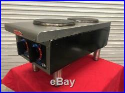 2 Burner Electric Hot Plate Countertop Cook Table Top Stove Star 502 #1825 NSF