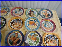 2 Complete Sets of 6 McDonald's Disney Hercules Movie Plates 1997 + 2 extra