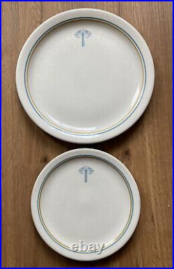 2 Vintage Stix Baer & Fuller Restaurant Ware St. Louis Department Store Plates