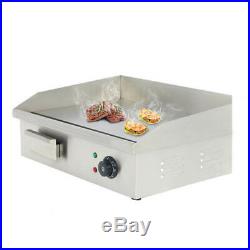 3000W 110V Commercial Stainless Steel Electric Griddle Grill Home BBQ Plate