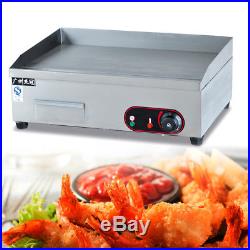 3000W Commercial Electric Griddle Grill BBQ Plate Tools Stainless Steel