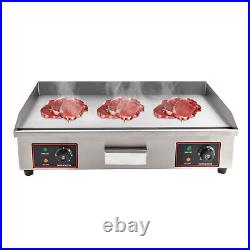 30 Commercial Electric Countertop Griddle Restaurant Kitchen Flat Top Grill BBQ