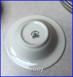 32 Homer Laughlin Westminster dinner ware china Gothic Restaurant Gold pieces