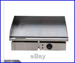 3KW 55CM Electric Griddle Grill Hot Plate Stainless Steel Commercial BBQ Grill