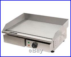 3KW 55CM Electric Griddle Grill Hot Plate Stainless Steel Commercial BBQ Grill a