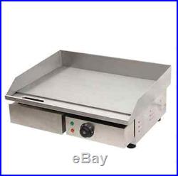 3KW 55CM Electric Griddle Grill Hot Plate Stainless Steel Commercial BBQ Grill b