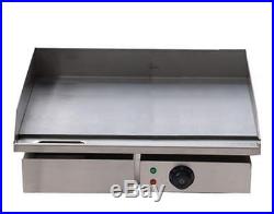 3KW 55CM Electric Griddle Grill Hot Plate Stainless Steel Commercial BBQ Grill t