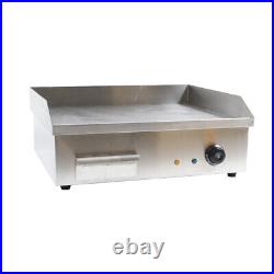 3KW Commercial Electric Griddle Cooktop Flat Top Plate Restaurant Grill BBQ 110V