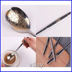 3Pcs Scoops Gold Plating Multi-purpose Spoons Tableware Supplies for Restaurant