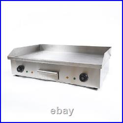 4400W Commercial Restaurant Electric Griddle Flat Top Grill BBQ Countertop Plate