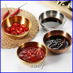 4Pcs Appetizer Plates Kitchen Supply Seasoning Bowl for Restaurant