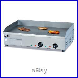 4.4KW Commercial Electric Grill Griddle Temperature Control BBQ Teppanyaki Plate
