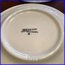 4 Rare 1960s Royal Castle Plates Jackson Restaurant China 6 1/4 Across MCM