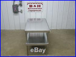 60 Stainless Steel Heavy Duty Table Top Double Over Shelf Plate Rack 5